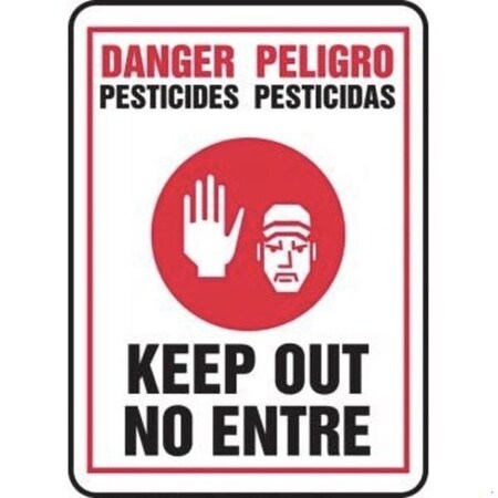 Accuform BILINGUAL DANGER SAFETY SIGN SBMCAW003XP SBMCAW003XP